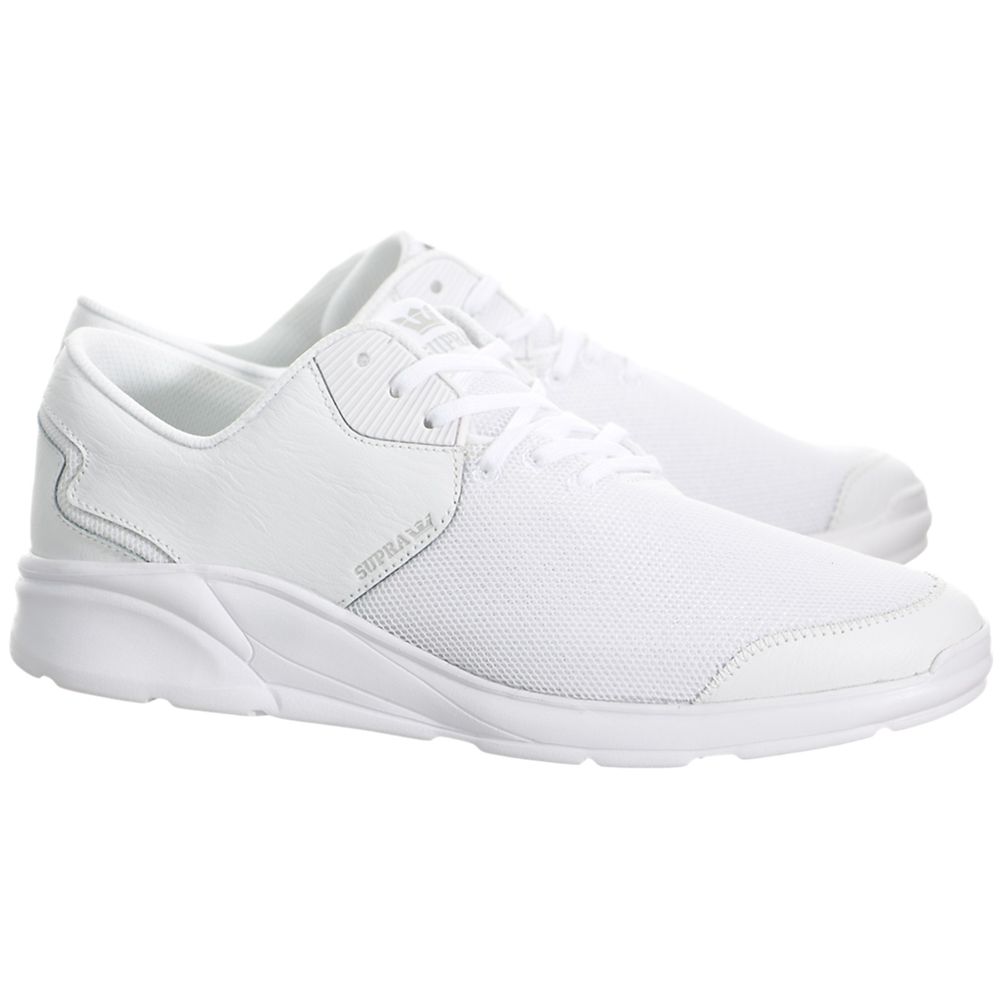 Chaussures Running Supra Noiz Blanche White Homme | SVK-04283884